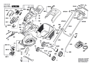 BOSCH Geh�use | Ersatzteile f�r ROTAK 43 LI (ERGOFLEX), ROTAK 43 LI - F016L65989