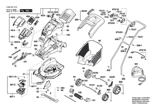 BOSCH Geh�use | Ersatzteile f�r ROTAK 34 LI (ERGOFLEX), ROTAK 34 LI (ERGOFLRX) - F016L66002