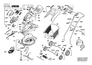 BOSCH Geh�use | Ersatzteile f�r ROTAK 37 LI, ROTAK 370 LI - F016L66003