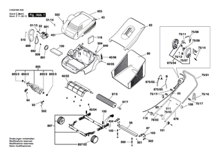 BOSCH Spanngriff | Ersatzteile f�r ROTAK 40, ROTAK 40 C - F016L66136