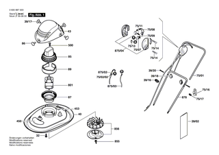 BOSCH Spanngriff | Ersatzteile f�r ROTAK 40, ROTAK 40 C - F016L66136