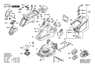 BOSCH Federscheibe | Ersatzteile f�r ROTAK 34 LI (ERGOFLEX), ROTAK 34 LI (ERGOFLRX) - F016L66173