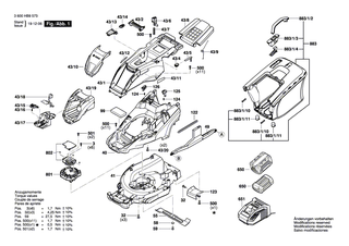 BOSCH Federscheibe | Ersatzteile f�r ROTAK 34 LI (ERGOFLEX), ROTAK 34 LI (ERGOFLRX) - F016L66173