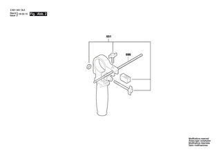 BOSCH Tiefenanschlag | Ersatzteile f�r GSB 550 | 2603001009