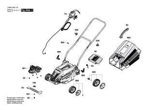 BOSCH Traggriff | Ersatzteile f�r ROTAK 32, ROTAK 32 R - F016L66685
