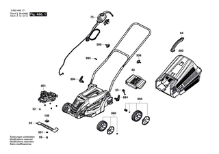 BOSCH Traggriff | Ersatzteile f�r ROTAK 32, ROTAK 32 R - F016L66685