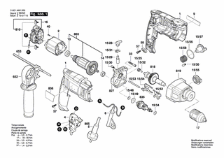 BOSCH Lagerflansch | Ersatzteile für GSB 18-2 RE | 2609199449
