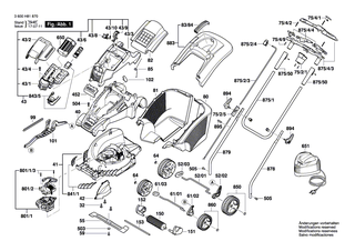 BOSCH Untergriff | Ersatzteile f�r ROTAK 40 (ERGOFLEX), ROTAK 43 (ERGOFLEX) - F016L67209