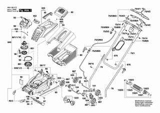 BOSCH Schaltergeh�use | Ersatzteile f�r Rotak 40 Ergoflex...