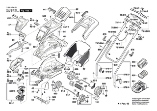 BOSCH Befestigungswinkel | Ersatzteile f�r Rotak 34, Rotak 34 R - F016L68102
