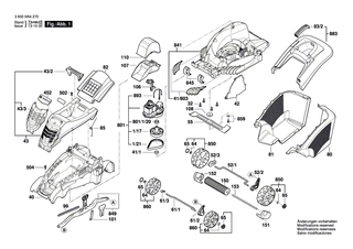 BOSCH Firmenzeichen Rotak 40 | Ersatzteile f�r Rotak 40 - F016L68211