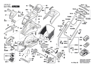 BOSCH Firmenzeichen Rotak 37 LI | Ersatzteile f�r Rotak 37 LI - F016L68228
