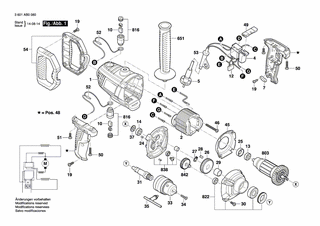 BOSCH Schraube | Ersatzteile für GBM 1600 RE | 1619PA7838