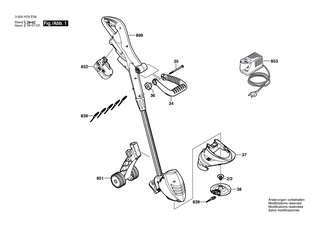 BOSCH Handgriff-Set | Ersatzteile f�r ART 23 COMBITRIM, ART 2300 COMBITRIM - F016L71116