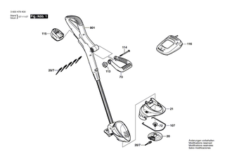 BOSCH Schutzschild | Ersatzteile f�r ART 23 LI 14,4, ART 26 ACCU - F016L71146