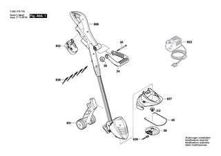 BOSCH Messerschutz � 260 MM | Ersatzteile f�r ART 26 ACCU, ART 2600 ACCU - F016L71360
