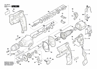 BOSCH Firmenschild | Ersatzteile für GBM13-2 RE | 160111C0VJ