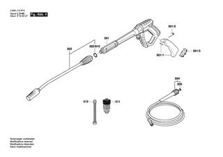 BOSCH O-Ring | Ersatzteile f�r GHP 5-13 C, GHP 5-14 - F016L72099