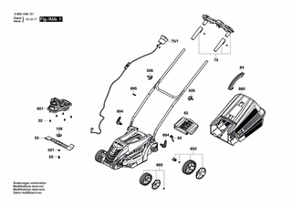 BOSCH M�hmesser 37 cm | Ersatzteile f�r ARM 36, ARM 37 -...