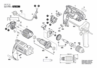 BOSCH Kugellager | Ersatzteile für GSB 13 RE | 2609110491