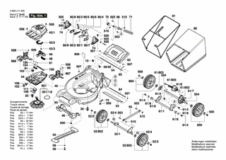BOSCH Chassis | Ersatzteile f�r GRA 53 - F016L76019