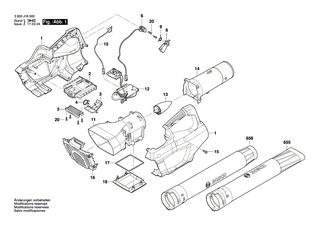 BOSCH Batterieklappe | Ersatzteile f�r GHE 60 R, GHE 60 T - F016L76241