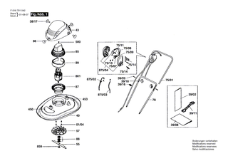 BOSCH Motor 230V | Ersatzteile f�r ALM 34 - F016L80955
