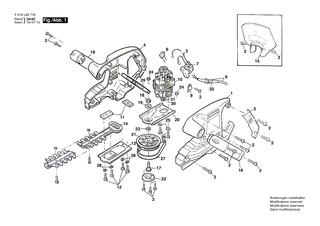 BOSCH T�lle | Ersatzteile f�r ART 23 G, ART 23 GF - F016T44500