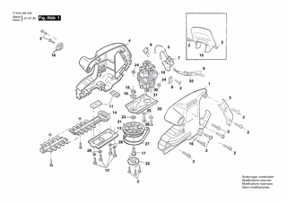 BOSCH Kabelhalter | Ersatzteile f�r ARM 36 ACCU, ARM 36 -...