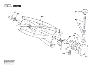 BOSCH Feder | Ersatzteile f�r CLASSIC PETROL 43S, P14S - F016T47205