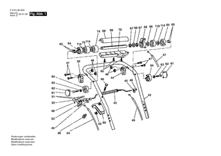 BOSCH Kabelklemme | Ersatzteile f�r ALM 28, ALM 30 - F016T49524