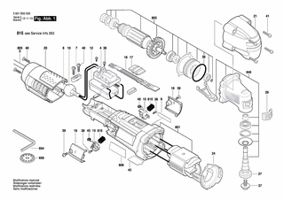 BOSCH Spiralfeder | Ersatzteile für GOP 250 CE | 1619P02809