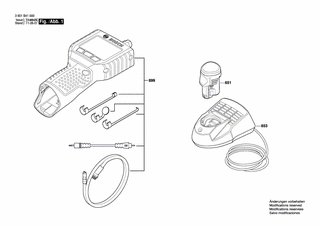 BOSCH Schnell-Lader SAM 115/10,8V, 30 MIN. | Ersatzteile für GOS 10,8 V-LI | 2607225141