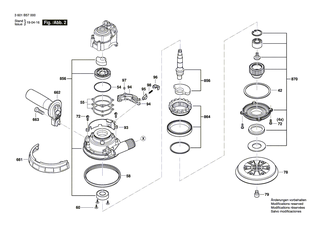 BOSCH Klebeschild | Ersatzteile für GET 55-125 | 160111C2K4