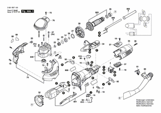 BOSCH Tülle Ø6,5-Ø6,9x95 MM | Ersatzteile für GET 75-150 | 2600703012