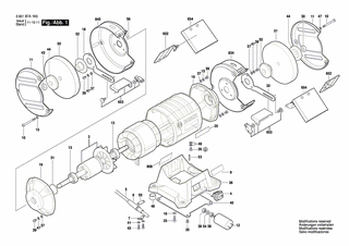 BOSCH Auflageplatte | Ersatzteile fr GBG 8 | 1619PA2322