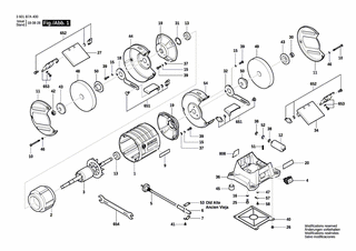 BOSCH Stützplatte | Ersatzteile für GBG 60-20 | 1619PB1554