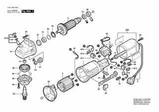 BOSCH Rillenkugellager DIN 607-2Z-C3 | Ersatzteile für GWS 6-115 | 1600900024