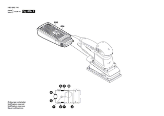 BOSCH Schwingplatte | Ersatzteile für GSS 230 AE | 2608000166