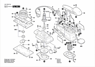 BOSCH Staubkasten | Ersatzteile für GSS 280 AE | 2605411193