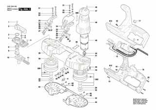BOSCH Federring | Ersatzteile für GCB 18V-63 | 1619PB4359
