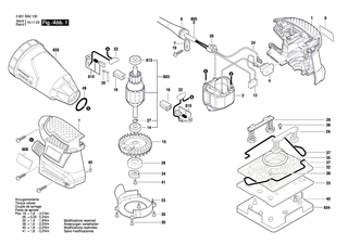 BOSCH Anschlussklotz | Ersatzteile für GSS 140-1 A | 2610910009