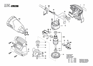 BOSCH Schraube | Ersatzteile für GSS 160-1 A | 2609111844