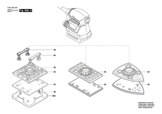 BOSCH Schraube | Ersatzteile für GSS 160-1 A | 2609111844