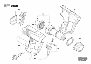 BOSCH Heizelement | Ersatzteile für GHG 20-63 | 1600A01N6A