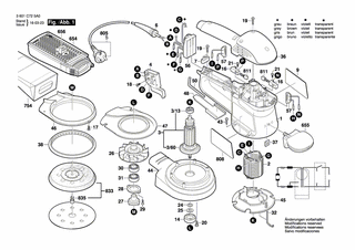 BOSCH Stützteller | Ersatzteile für GEX 125 AC | 2608601901