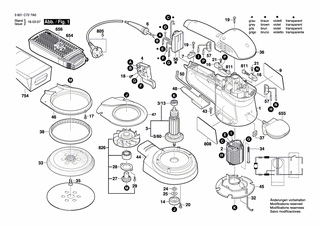 BOSCH Absaughaube | Ersatzteile für GEX 150 AC | 2600282015