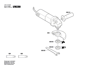BOSCH Gewindefurchschraube DIN 7500, M4x10, SR10.2 | Ersatzteile f�r GWS 6-100 S | 1603435068