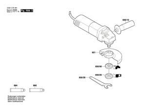 BOSCH Spiralfeder | Ersatzteile f�r GWS 670 | 1604652013