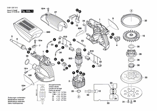 BOSCH Vorlegscheibe | Ersatzteile für ROS10 | 2609110724